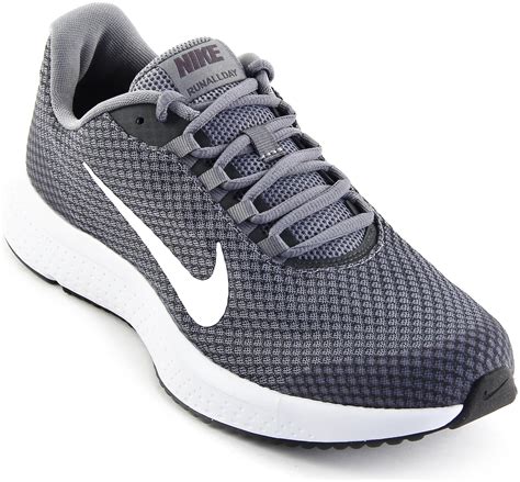 mens gray nike sneakers|solid grey running shoes nike.